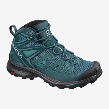 Scarpe Trekking Salomon X ULTRA MID 3 AERO W Donna Verde Acqua IT 2-I51